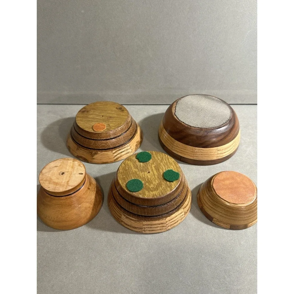 Vintage Handmade‎ Wooden Dish Lot